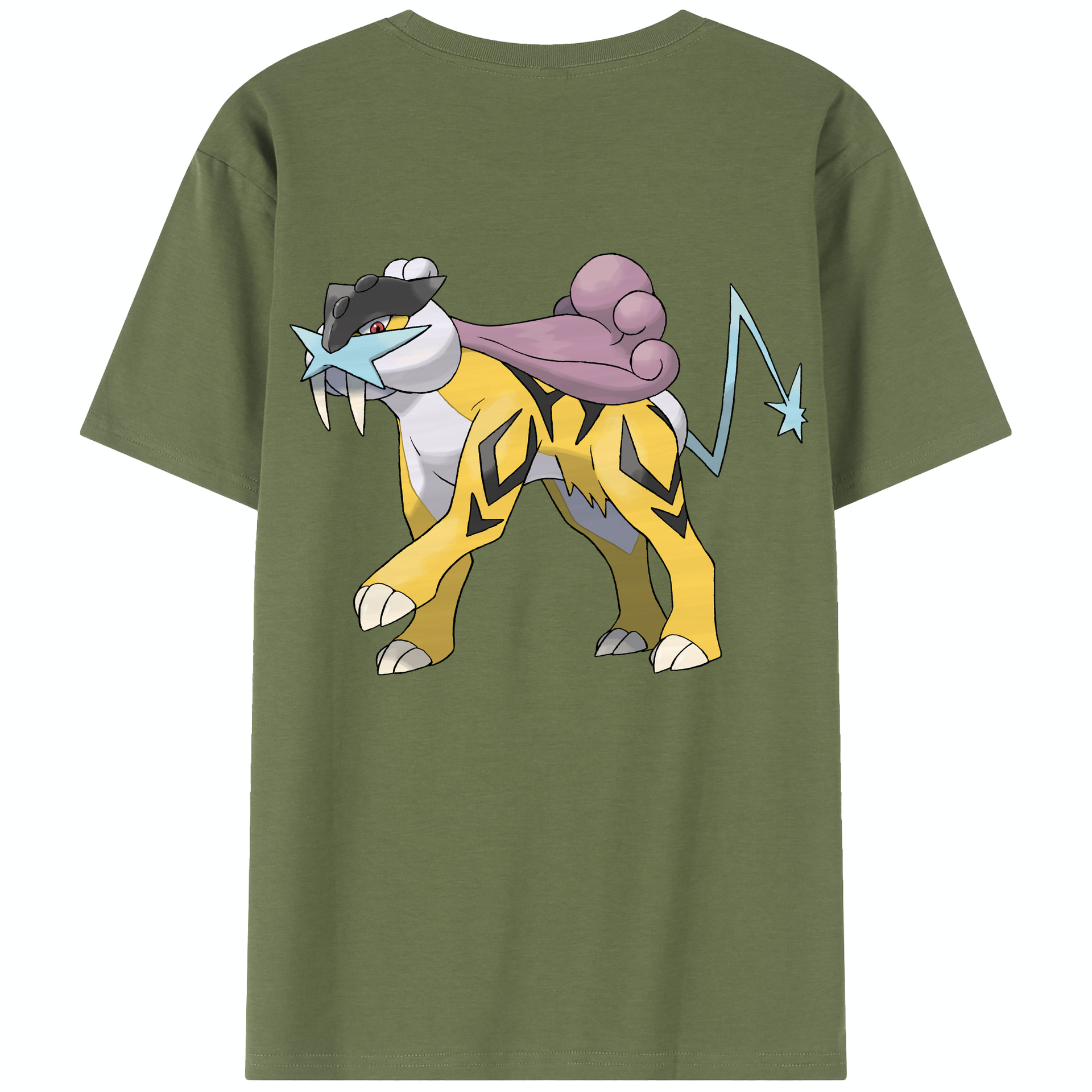 （画像用） ポケットモンスター Pokémon 綿100％半袖Tシャツ（背面プリント）
